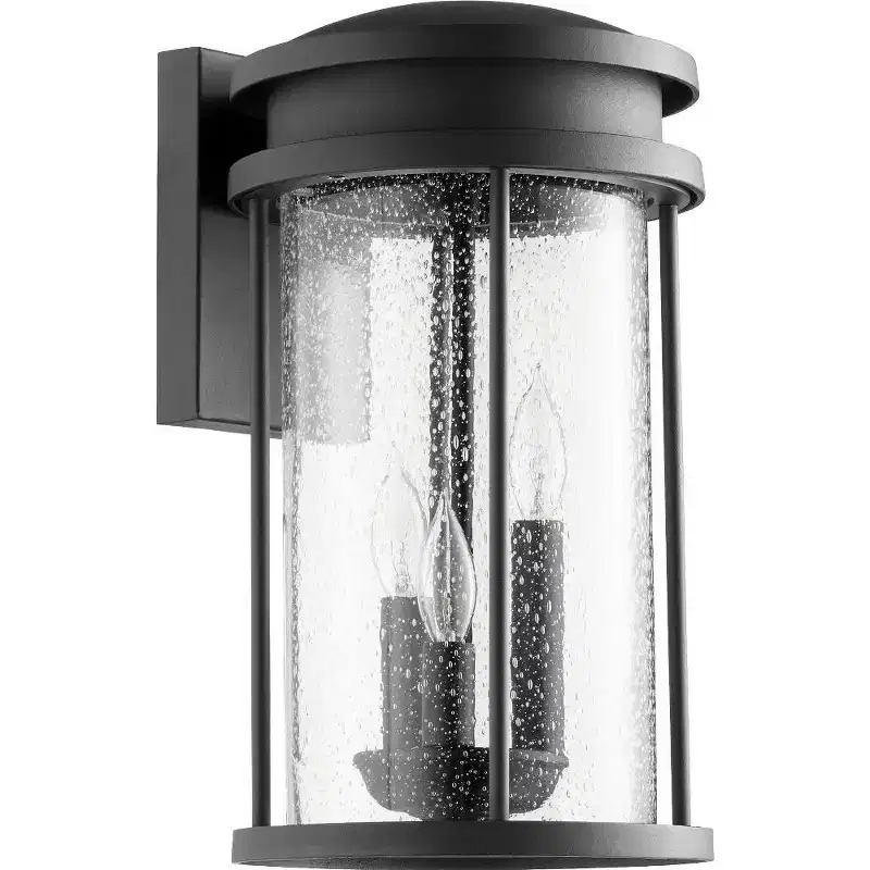 Quorum Lighting Hadley 3 - Light Wall Light in Noir