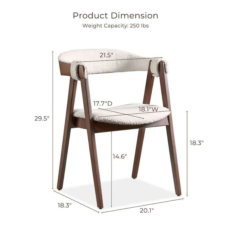 Mid-century Walnut Wood Counter Height Table