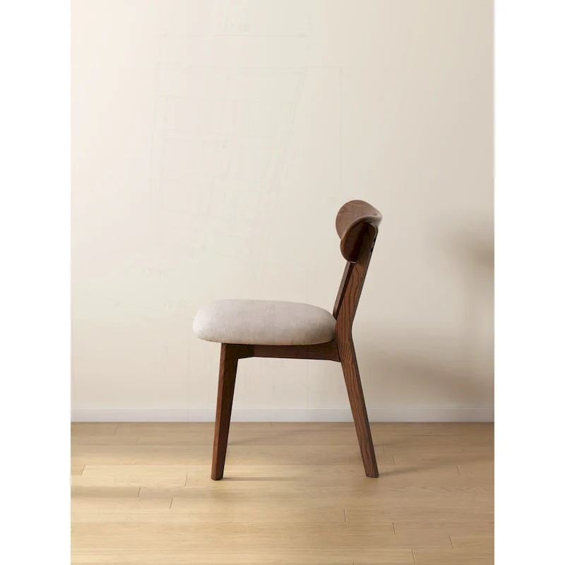 Premium Solid Wood Dining Chair with Exceptional Craftsmanship for Comfortable Seating