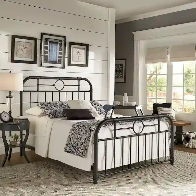 Kendal Black Metal Bed