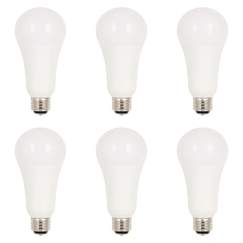Westinghouse Lighting 5/15/21 Watt (50/100/150 Watt Equivalent) Soft White Omni A21 3-Way LED Light Bulb, 6 Pack - 6-Pack