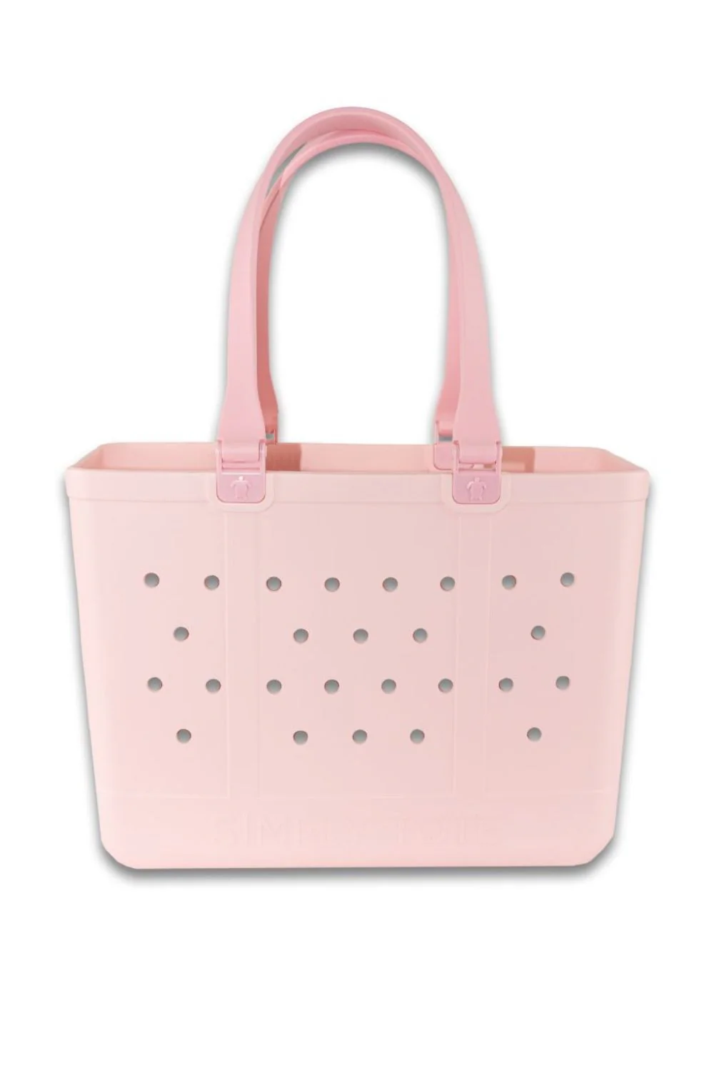 Simply Southern Large Waterproof Tote for Women in Coral | 0126-SIMPLYTOTE-CORAL