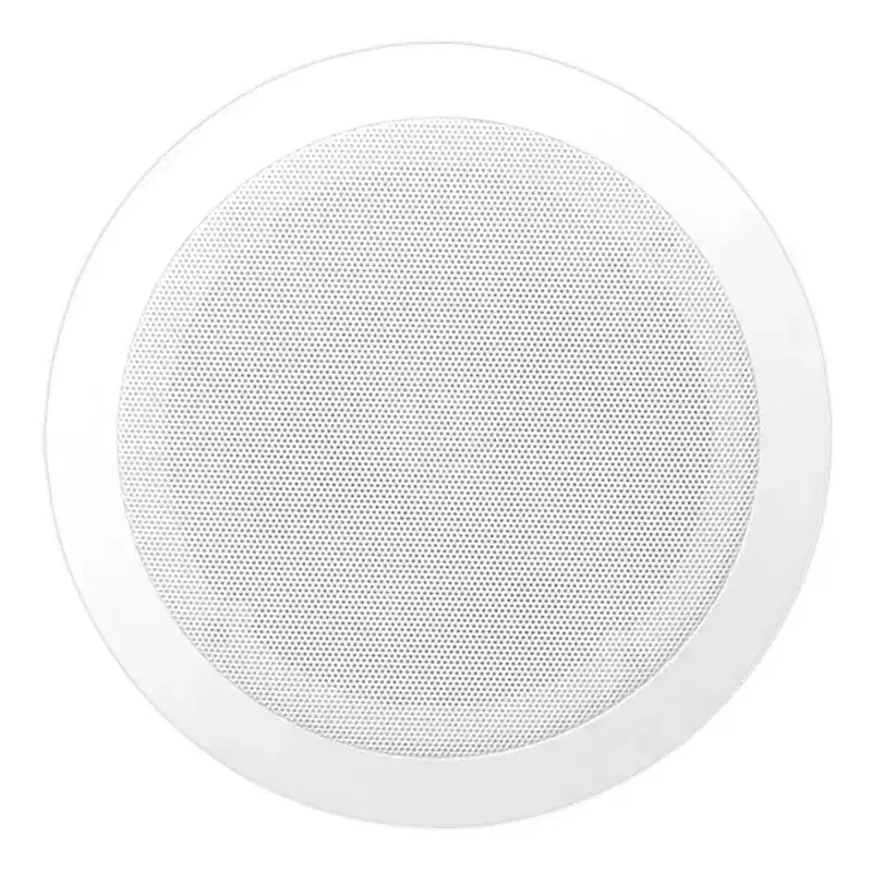 In-Ceiling Speaker System for Home Audio with Dual 6.5 Drivers, Easy Install, White, Pair