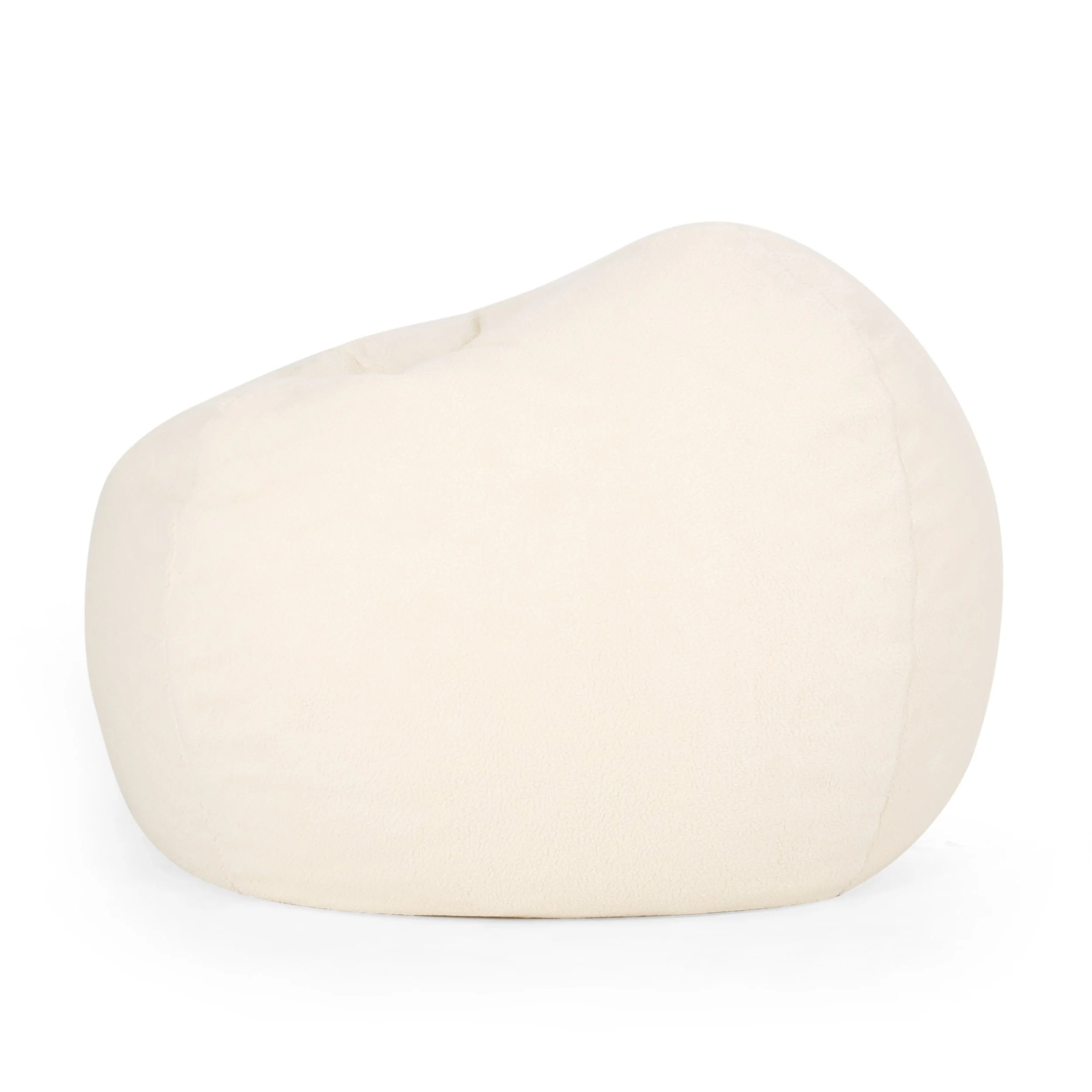 Modern 3 Foot Shearling Bean Bag - NH715513