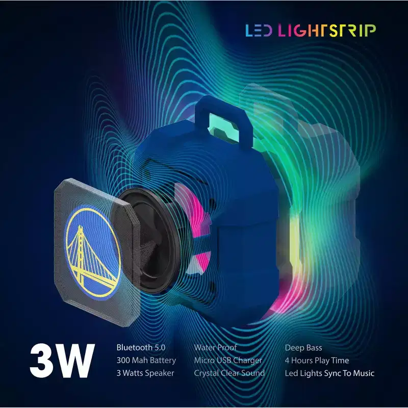 SOAR NBA Shockbox LED Wireless Bluetooth Speaker