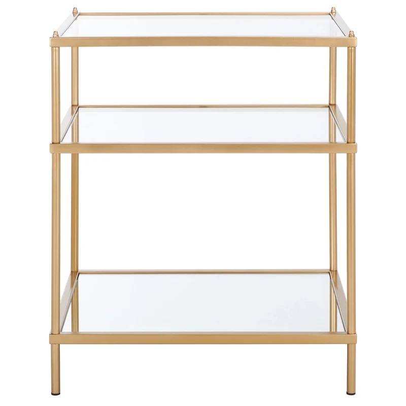 SAFAVIEH Vida 3-Tier Accent Table - 22 W x 18 D x 27 H - 22Wx18Dx27H