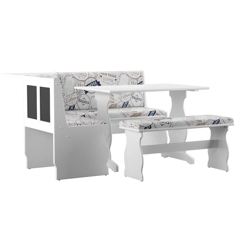 Hannah Breakfast Nook 3-piece Dining Set