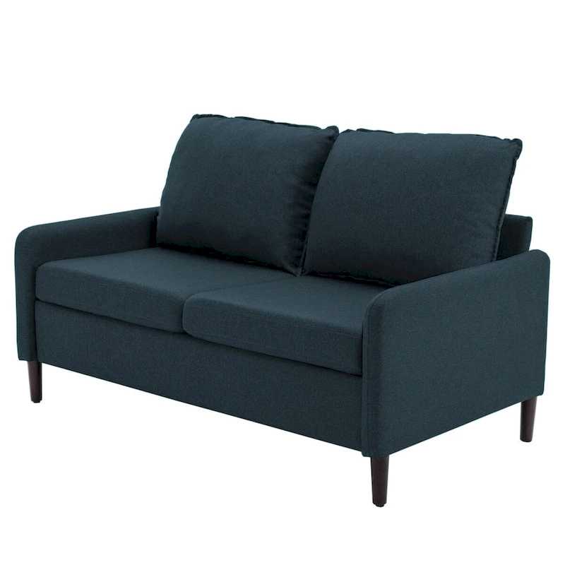 Living Room Loveseat Linen Sofa