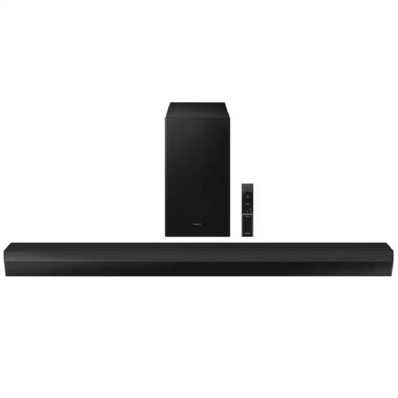 Refurbished: Samsung 5.1ch. DTS Virtual:X Soundbar with Bass Boost and Wireless Sub, 220W HW-B73MD/ZA - Black - Manufacturer Refurbished