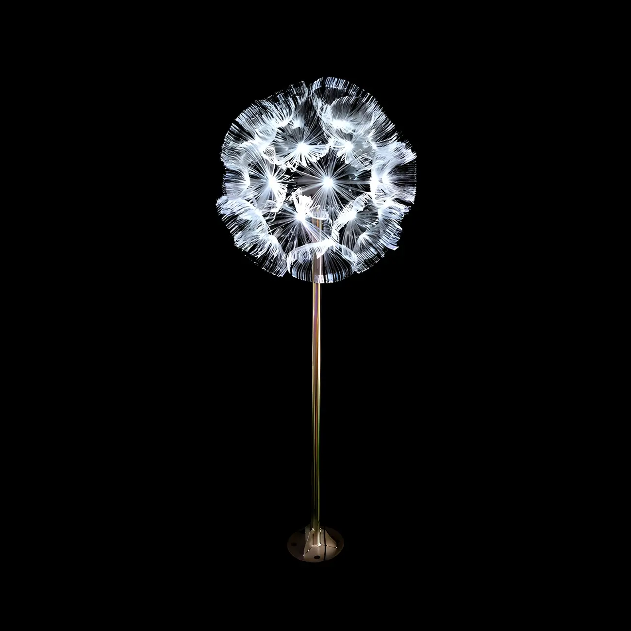 Artistic Modern Fiber Optic Solar Landscape Lighting