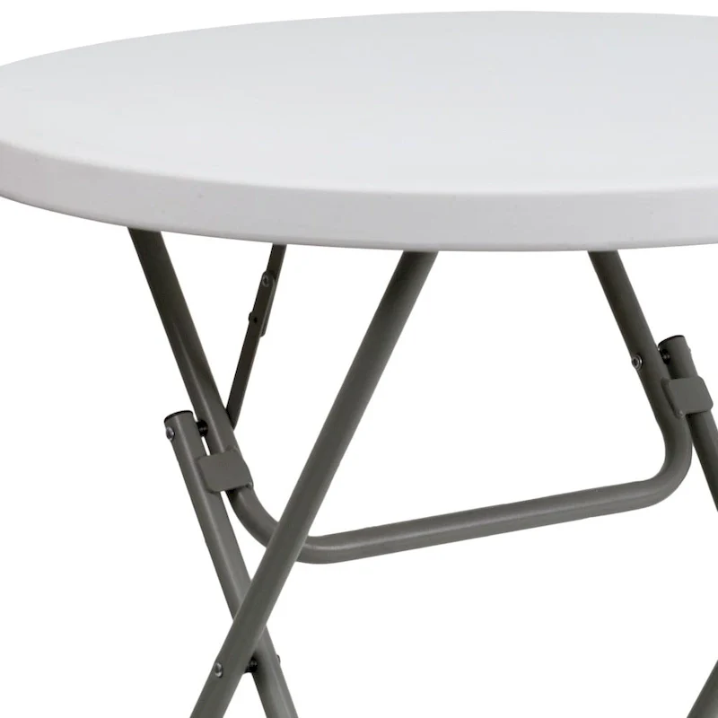 2.63-Foot Round Plastic Folding Table - Event Table