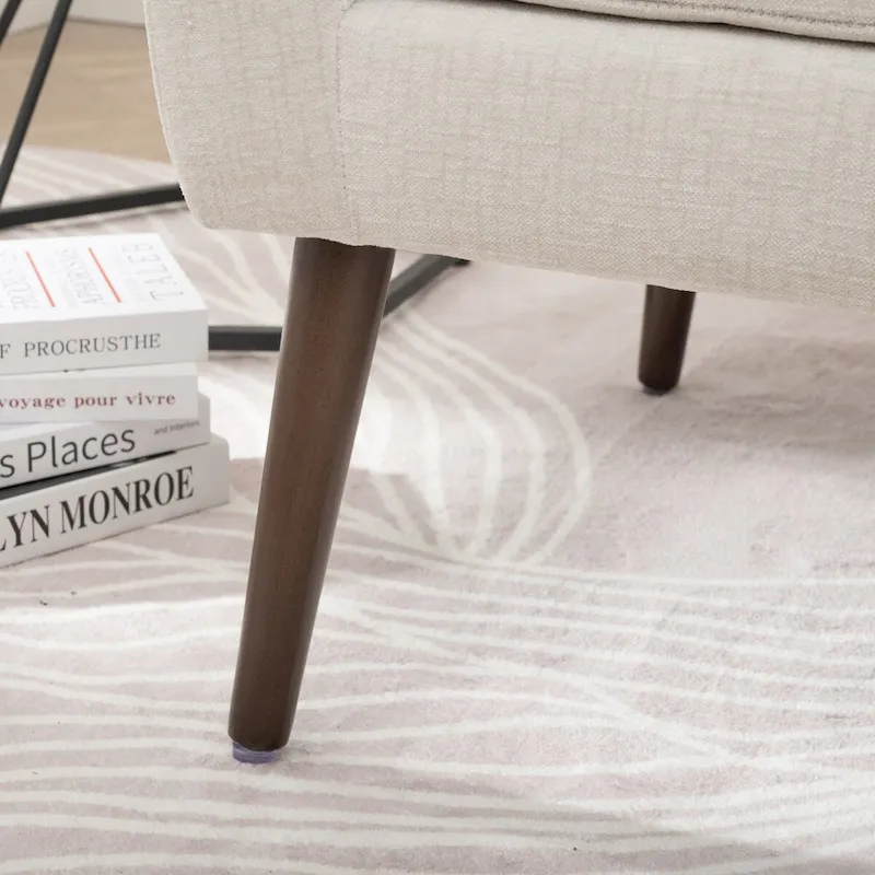 Modern Accent Chair Upholstered Foam Filled Living Room Chairs Comfy Reading Chair