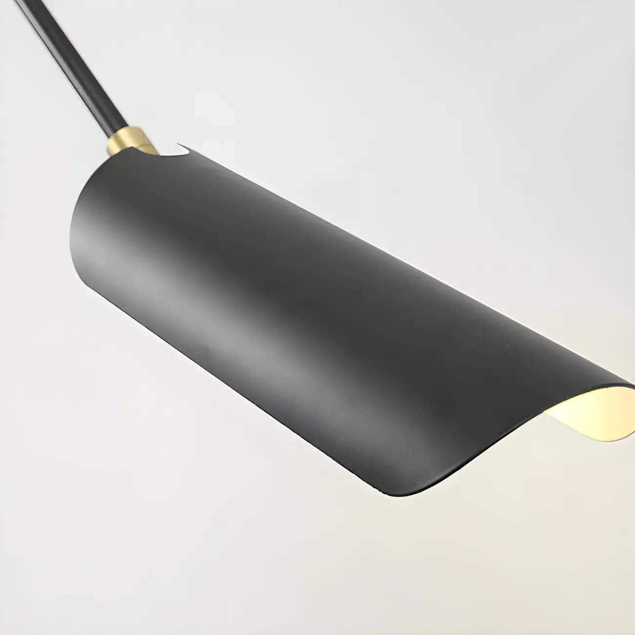 Modern Black Metal 2-Light Swing Arm Wall Light