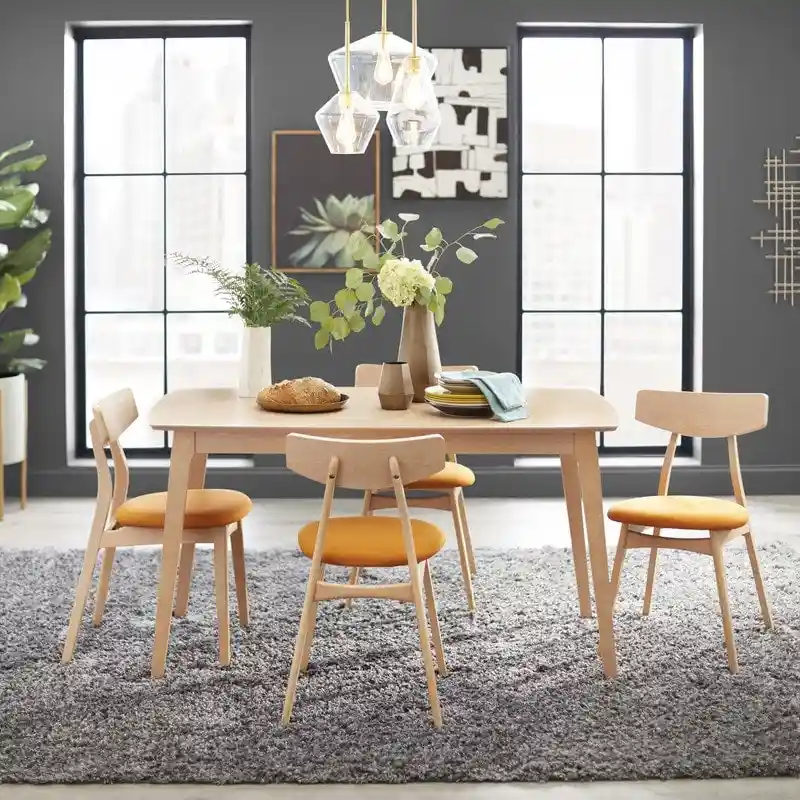 Simple Living Solid Beechwood Cadiz 5-piece Dining Set