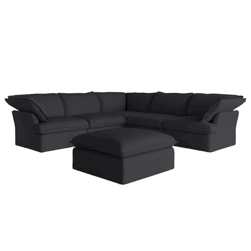 L-shape Sectional Sofa Modern Upholstered Modular Sofa