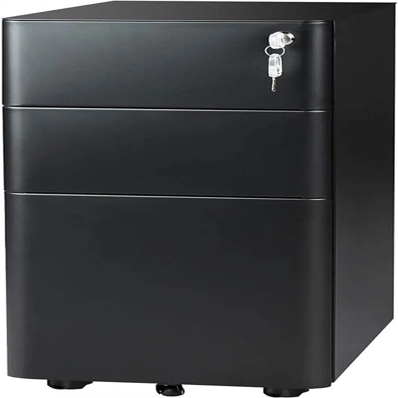 3-Drawer Slim File Cabine - 17.7D x 11.8W x 23H