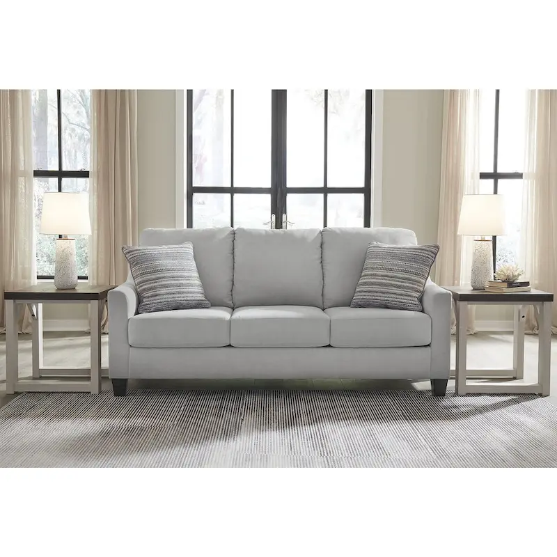 Adlai Light Gray Queen Sofa Sleeper - 80W x 39D x 40H