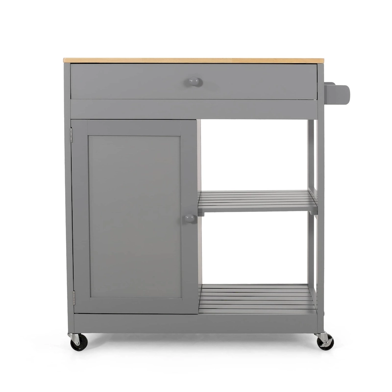 Telfair Kitchen Cart with Wheels by Christopher Knight Home