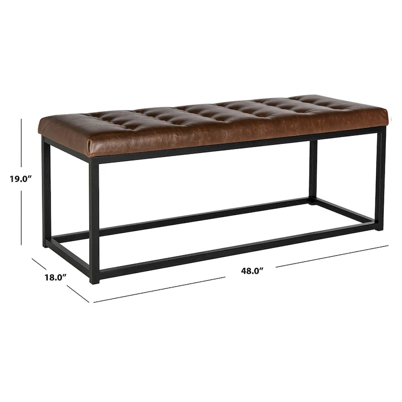 SAFAVIEH Nejla Bench - 48 x 18 x 19