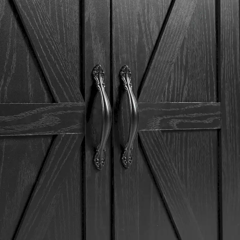 53.5 Farmhouse Kitchen Island with Power Outlet