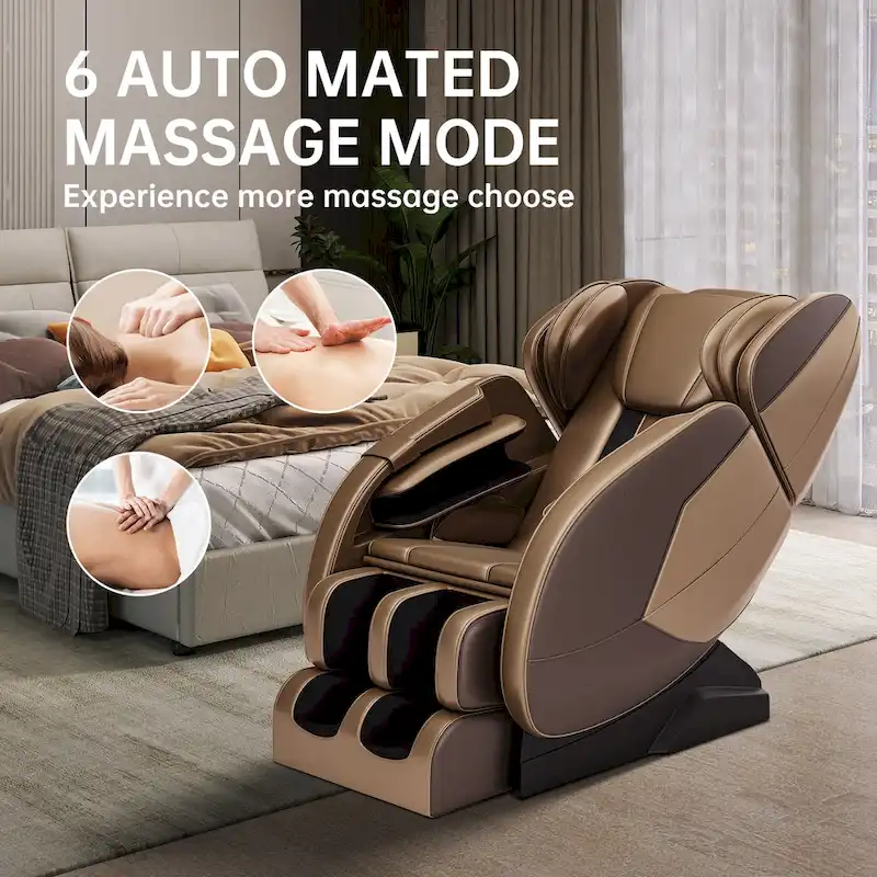 heated Full Body Massage Chair with zero gravity mode and Bluetooth music player