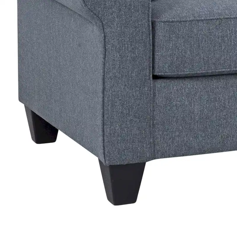 American Furniture Classics Model 8-010-A330V22 Eureka Rolled Arm Sofa with Two Pillows