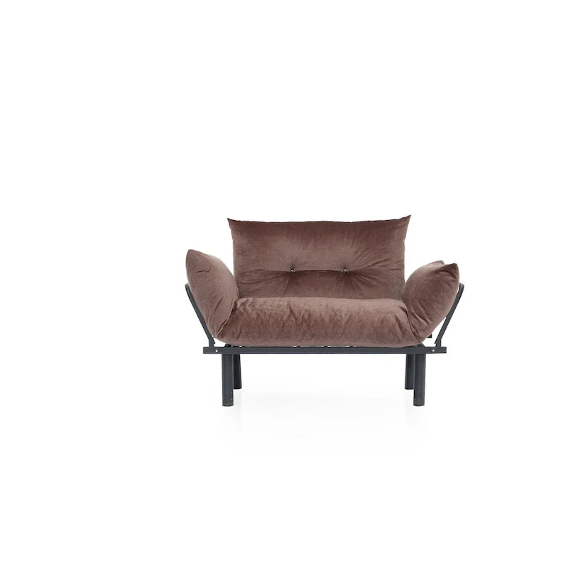 Sadio Metal Frame Loveseat With Removable Cushions