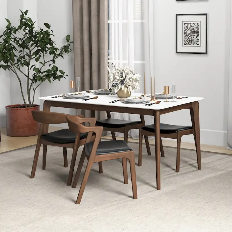 Rosanna Mid Century Modern Dining Chair (Set of 2)