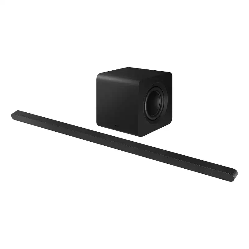 Samsung Ultra-slim 3.1.2ch. Wireless Dolby ATMOS Soundbar with Q-Symphony (HW-S800D): Wall Mountable, Subwoofer, Bluetooth & Wi-Fi
