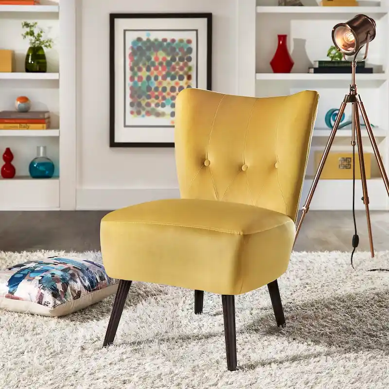 Imani 22.5  Wide Tufted Accent Chair by iNSPIRE Q Bold