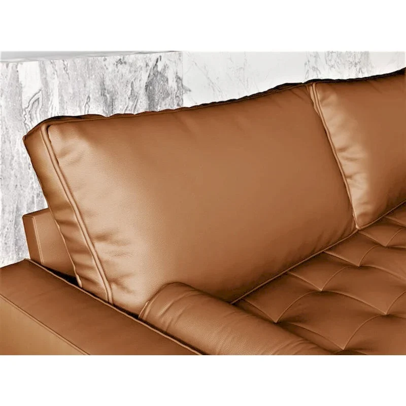 70 Inch Vegan Leather Sofa