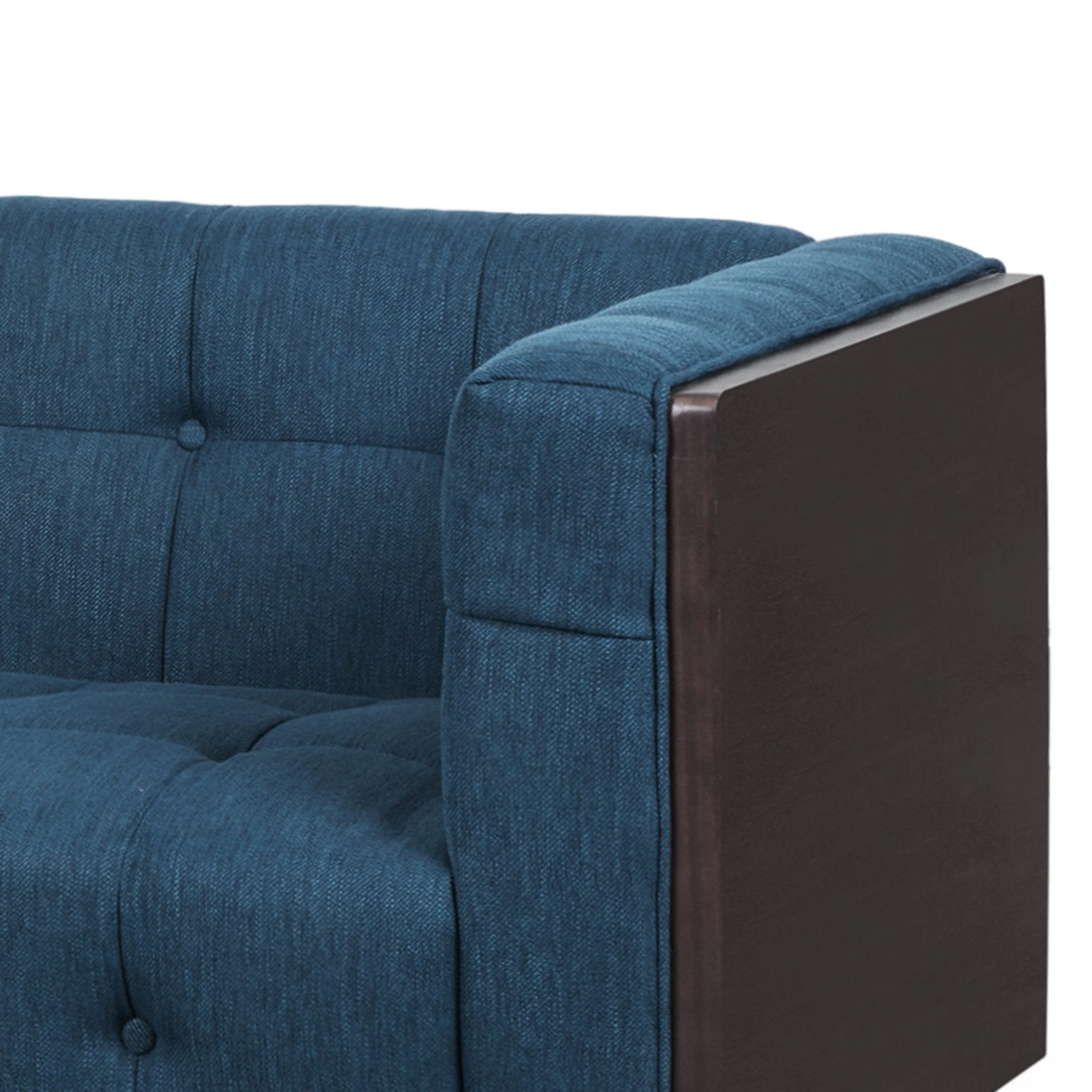 Mid-Century Modern Fabric Tufted Sectional Sofa Set - NH583413