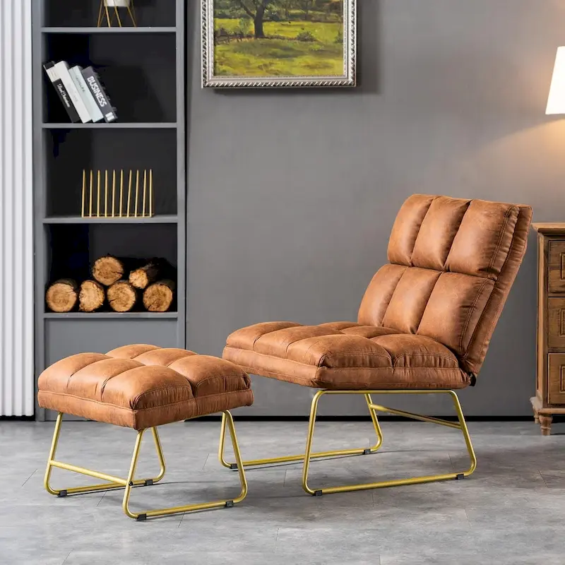 Accent Chair with Ottoman, Lounge Sofa Couch,4013