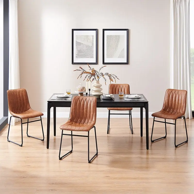 Faux Leather Dining Chair (Set of 2)