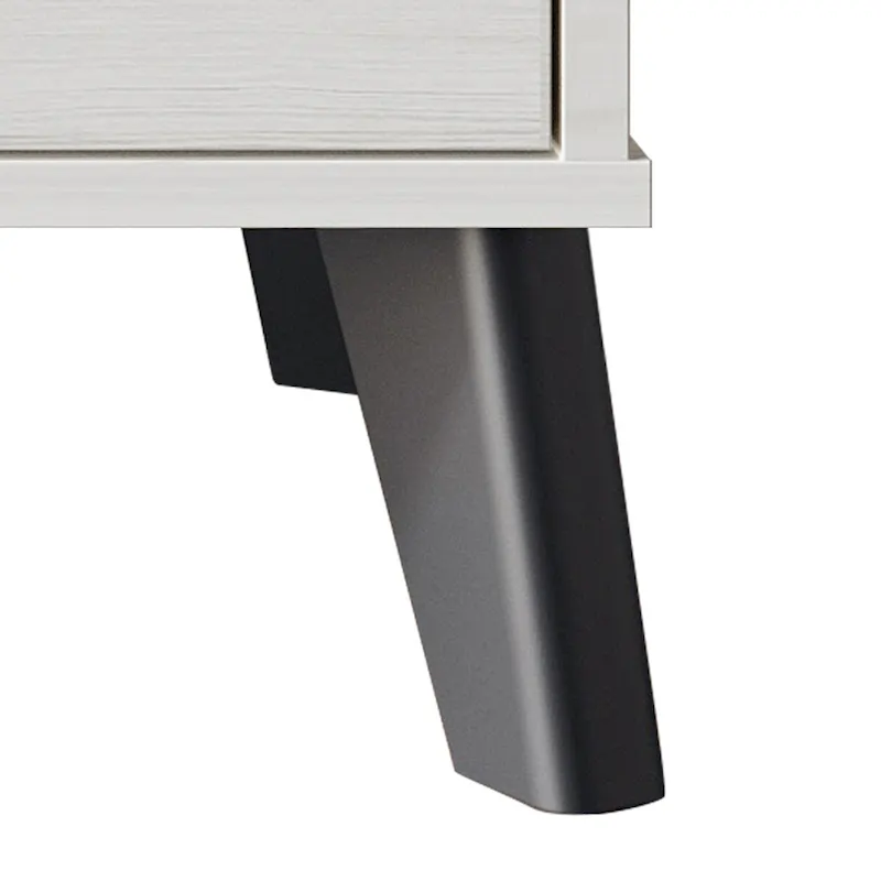5-Drawer Solid Wood Chest with Tapered Legs