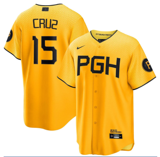 Oneil Cruz Pittsburgh Pirates City Connect Jersey