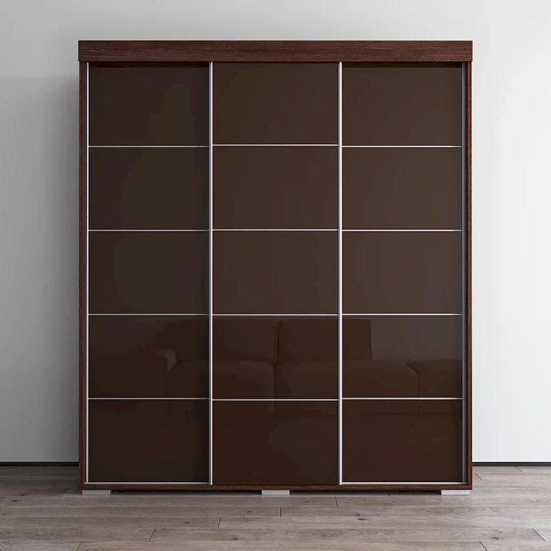 Copper Grove Parasol 71-inch Modern Glossy Armoire