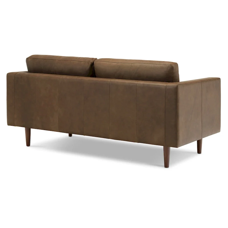 Napa 72 Apartment Sofa - Full Grain Genuine Italian Leather