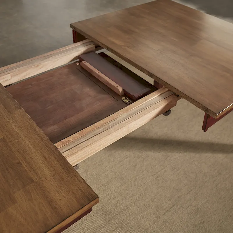 Elena Solid Wood Extendable Dining Table - Classic Style