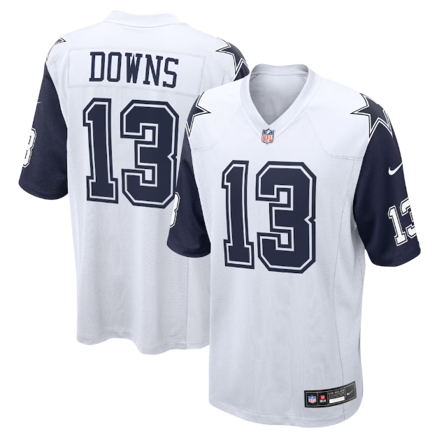 Dallas Cowboys Caleb Downs White Alternate Jersey