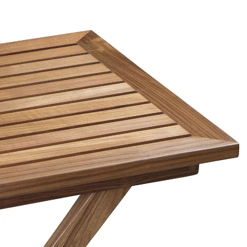 Teak Folding Slat Table