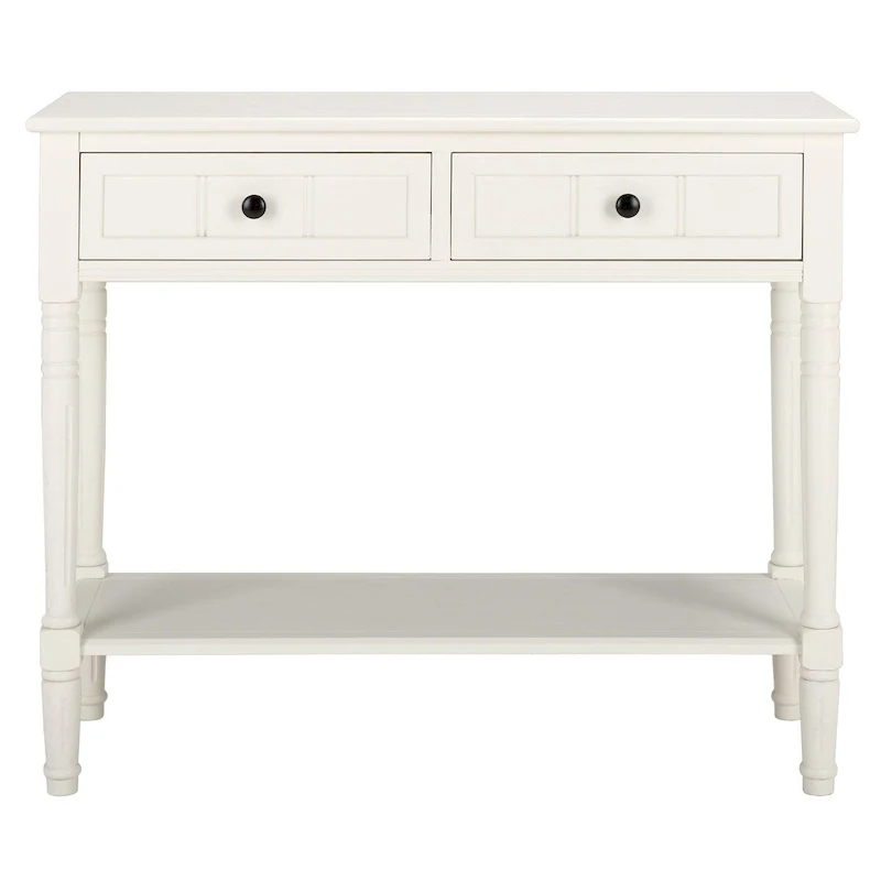 SAFAVIEH Camilla Grey 2-Drawer Console Table - 35.8 x 13.8 x 29.5 - 36Wx14Dx30H
