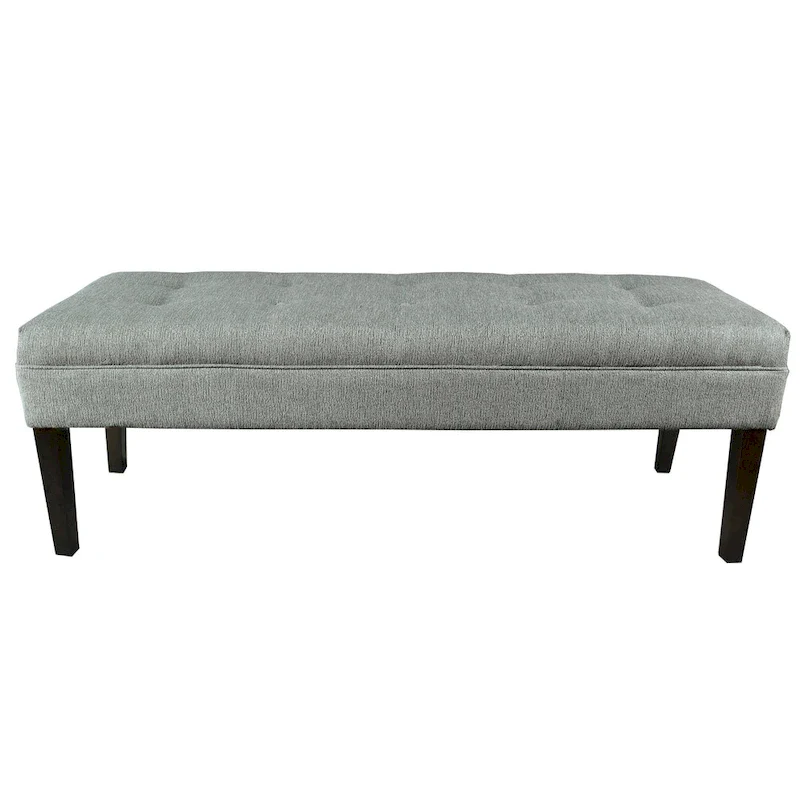 Kaya Button Tufted Upholstered Long Bench