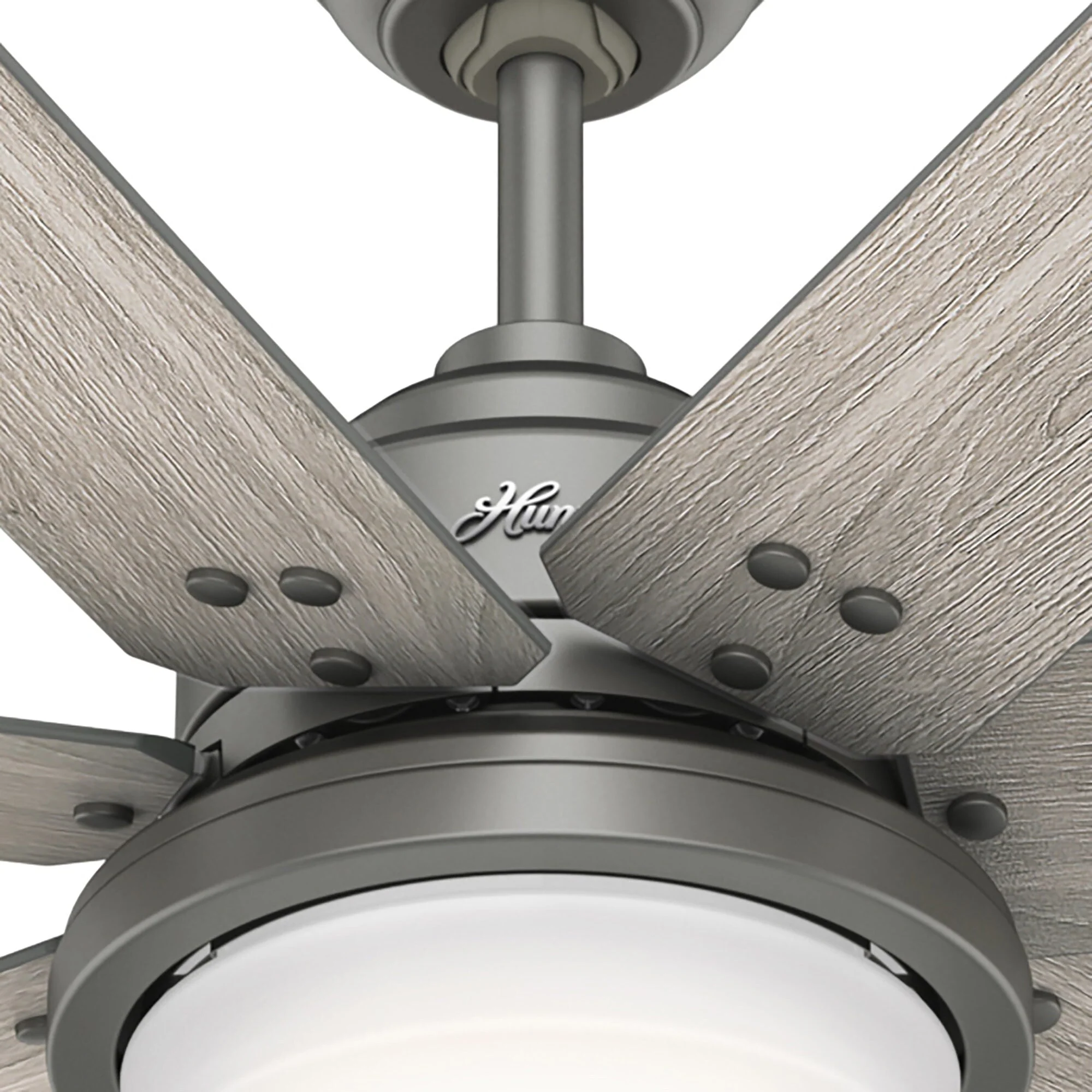Hunter WiFi Whittington Ceiling Fan with LED Light, Handheld Remote - Windmill - Industrial, Farmhouse, Rustic - SMART FAN!