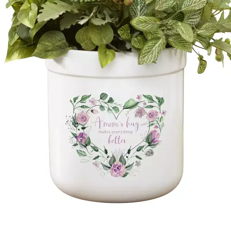 Personalization Mall A Mom's Hug Personalized Outdoor Flower Pot