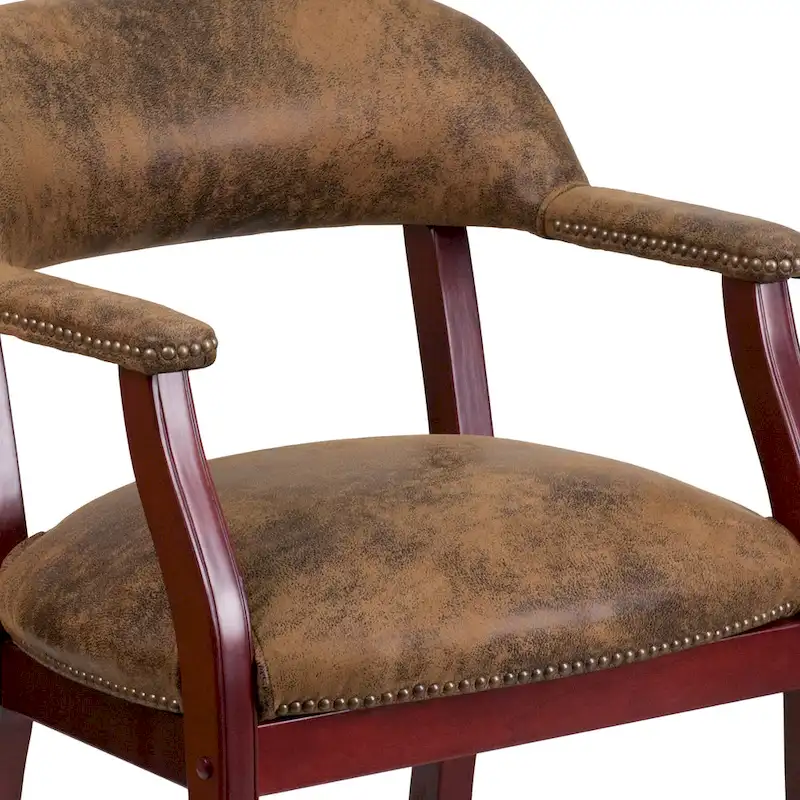 Conference Chair with Accent Nail Trim and Casters
