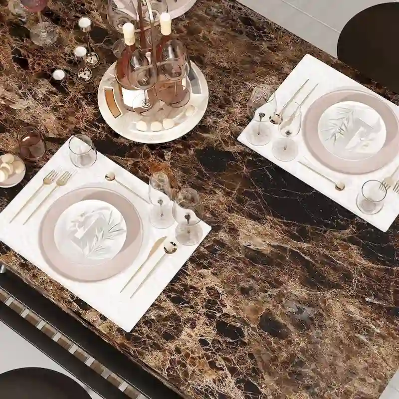 Mieres Kitchen Island with 2 Stools and Open Shelves