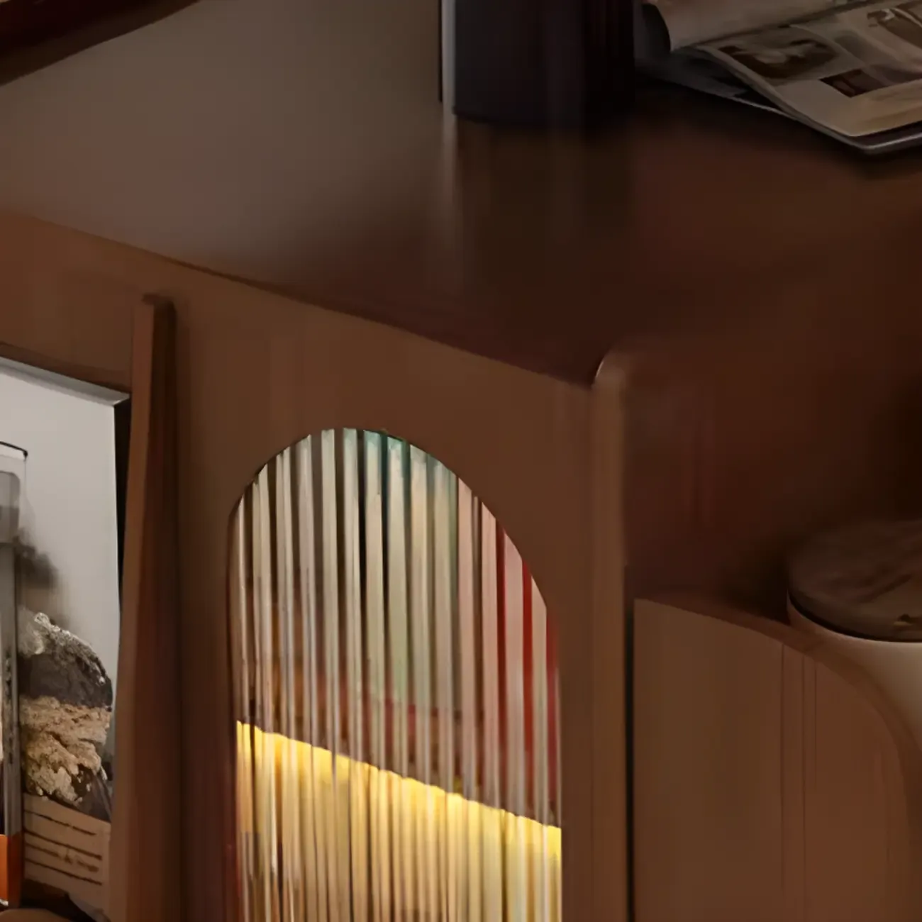 Multi-functional Modern Wood Coffee Table with Wheels