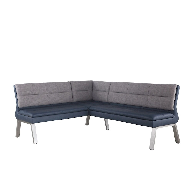 Somette Janice Two-Tone Nook and Table Dining Set