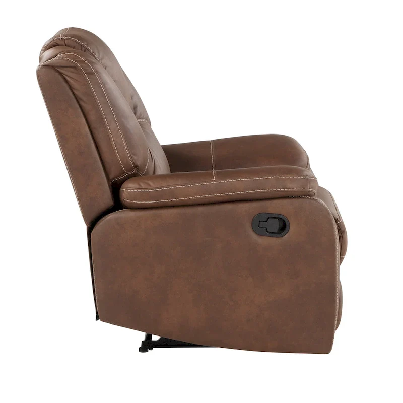 Steve Silver Kameryn Faux Leather Manual Recliner